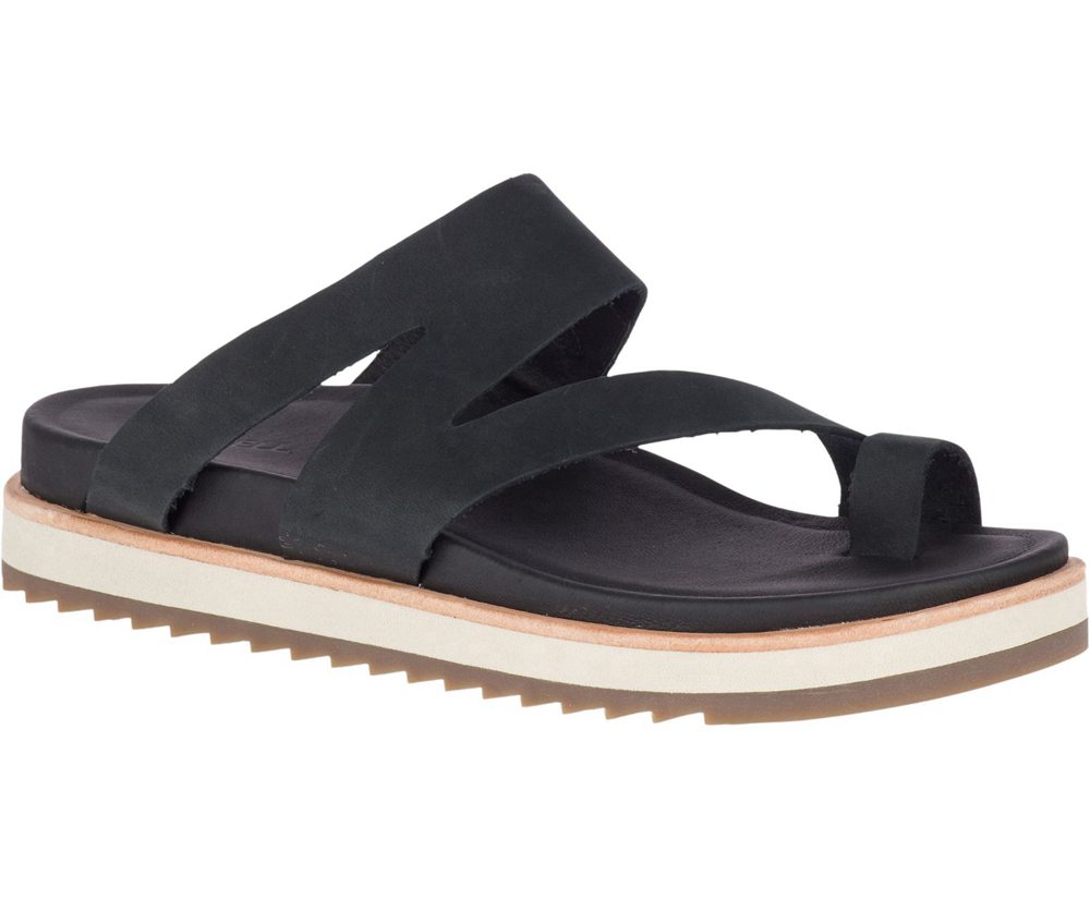 Merrell Sandals Black - Juno Wrap - Womens 25UDGAVOR